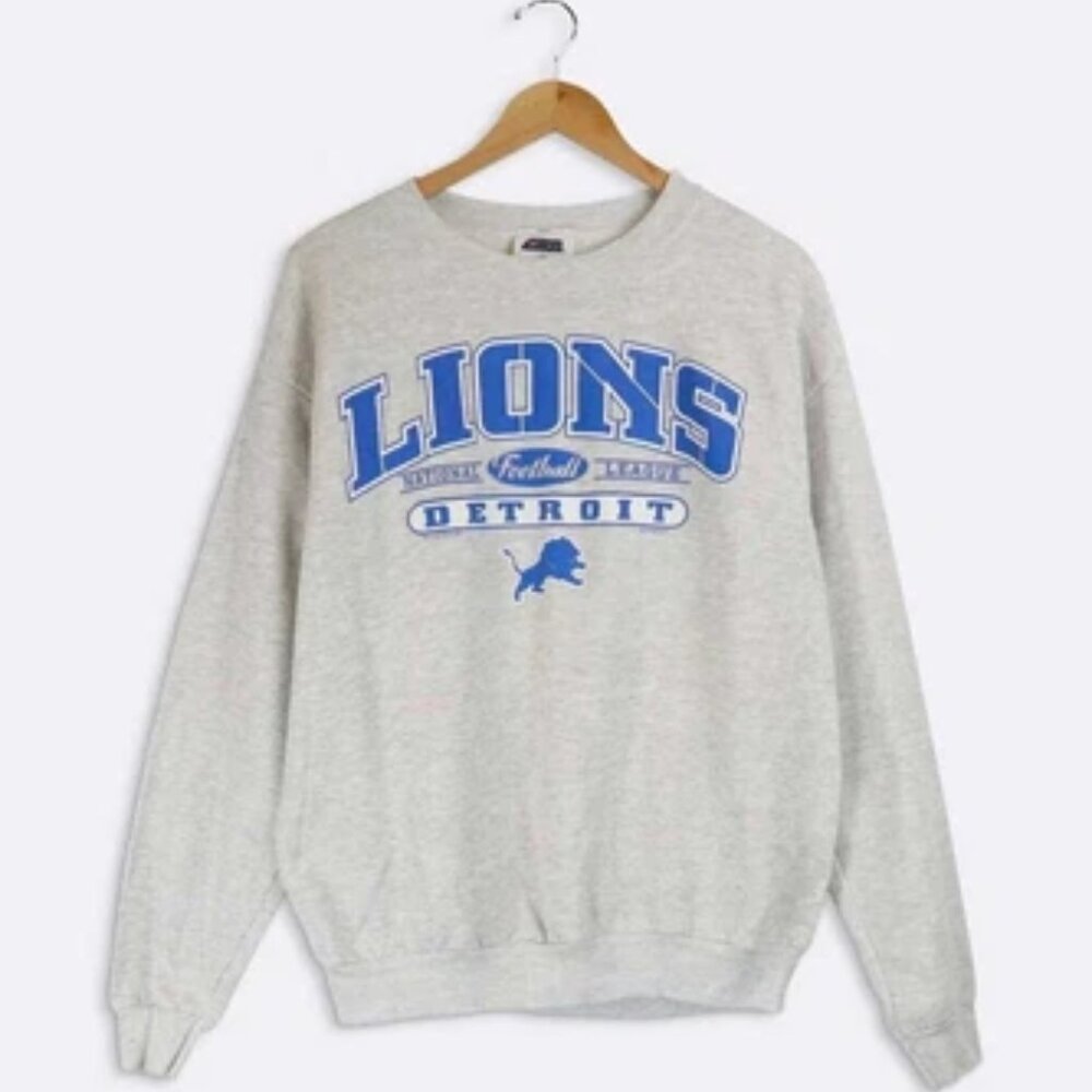 Vintage 2000 NFL Detroit Lions Crewneck Unisex Sweatshirt, Detroit Men Women Tee